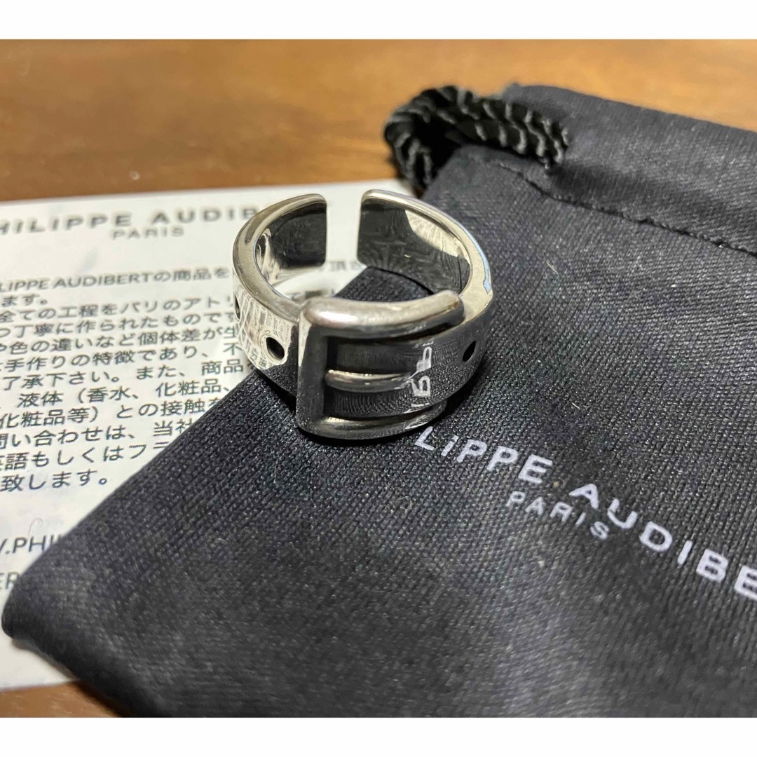 Philippe Audibert(フィリップオーディベール)のPHILIPPE AUDIBERT ベルトモチーフリング レディースのアクセサリー(リング(指輪))の商品写真