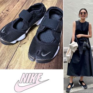 ナイキ(NIKE)のNIKE ナイキ　エアリフト　ブラック　24(サンダル)