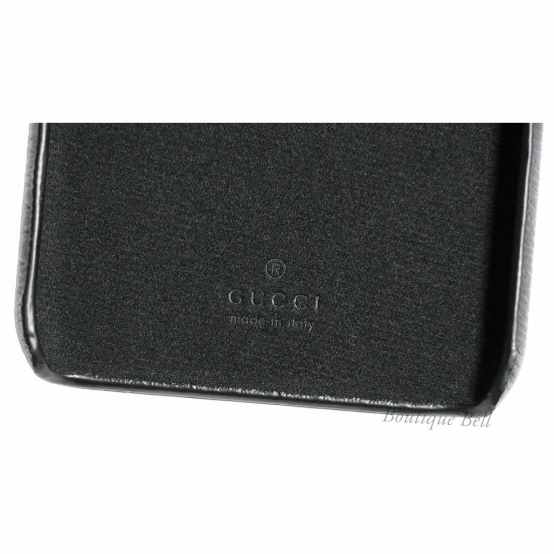 Gucci(グッチ)の【GUCCI】グッチ レザー スネーク柄 iPhone7/8/SEケース BK スマホ/家電/カメラのスマホアクセサリー(iPhoneケース)の商品写真