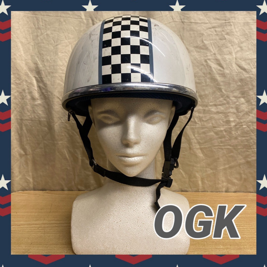 OGK(オージーケー)のOGK★半ヘル ヘルメット 自動車/バイクのバイク(ヘルメット/シールド)の商品写真