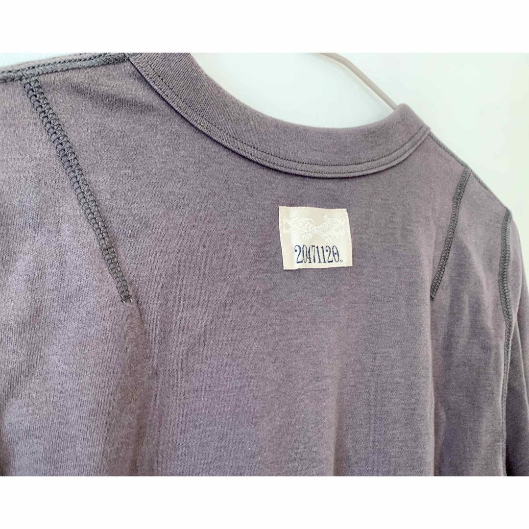 希少20471120 琳派プリントロゴ＆うさぎヒョーマワッペン付き メンズのトップス(Tシャツ/カットソー(七分/長袖))の商品写真
