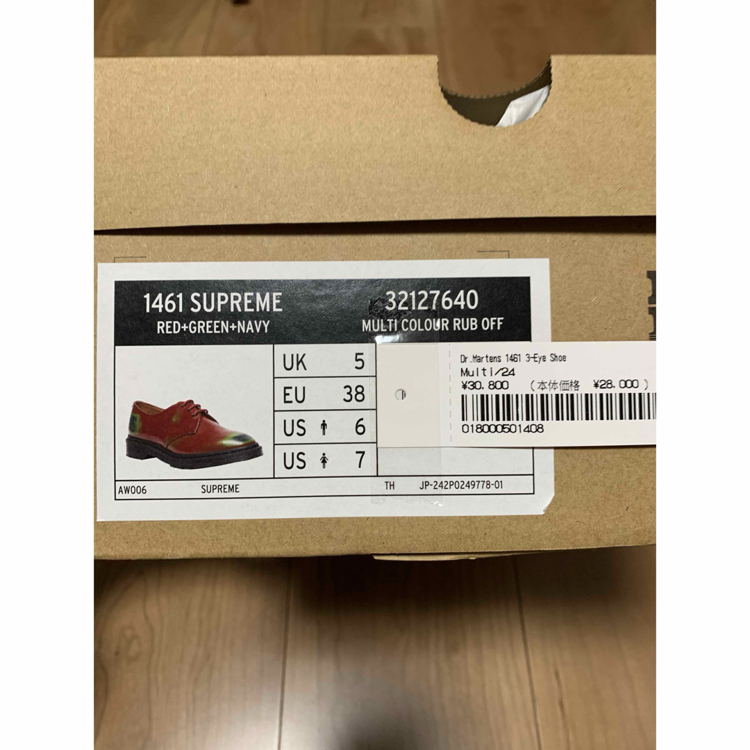 Supreme(シュプリーム)の【US6】Supreme/Dr. Martens 1461 3-Eye Shoe メンズの靴/シューズ(ドレス/ビジネス)の商品写真