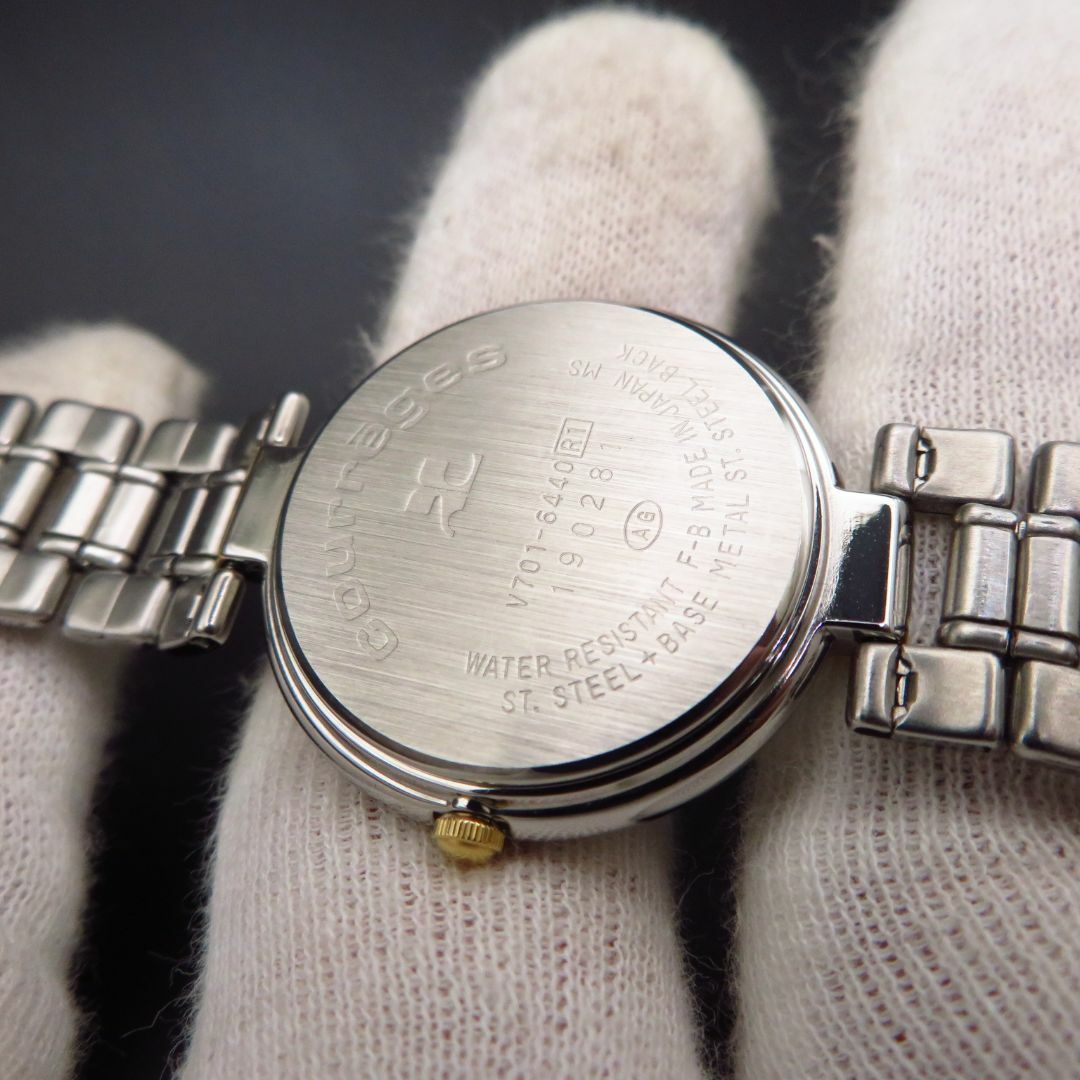 Courreges(クレージュ)のCourreges クレージュ 腕時計 ローマン コンビカラー  レディースのファッション小物(腕時計)の商品写真