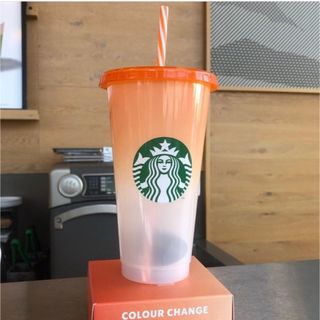 スターバックスコーヒー(Starbucks Coffee)の海外限定　スターバックス　ヨーロッパ　カラーチェンジ　リユーザブルカップ(容器)