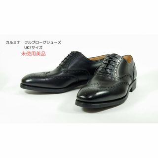 CARMINA - 【未使用美品】カルミーナフルブローグシューズ742黒UK7