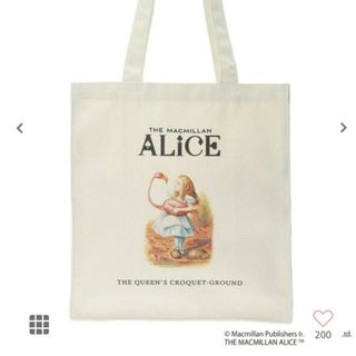 SM2 - 【Alice×SamansaMos2】 チェシャネコ6分袖Tシャツ＋トートバッグ