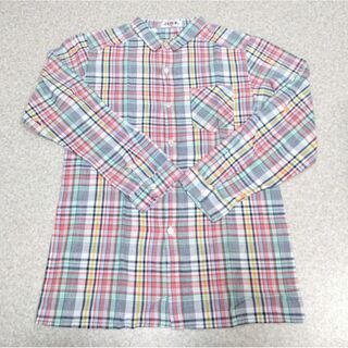 カラフルチェック長袖シャツ 150(Tシャツ/カットソー)