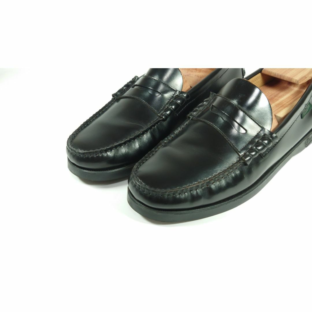 Paraboot(パラブーツ)の【美品】PARABOOTCORAUX黒UK 6 メンズの靴/シューズ(スリッポン/モカシン)の商品写真