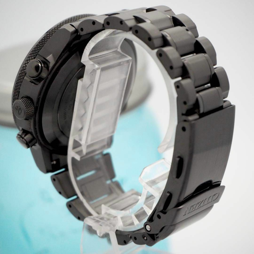 CITIZEN(シチズン)の270【美品】シチズン時計　メンズ腕時計　プロマスター　電波ソーラー　ブラック メンズの時計(腕時計(アナログ))の商品写真