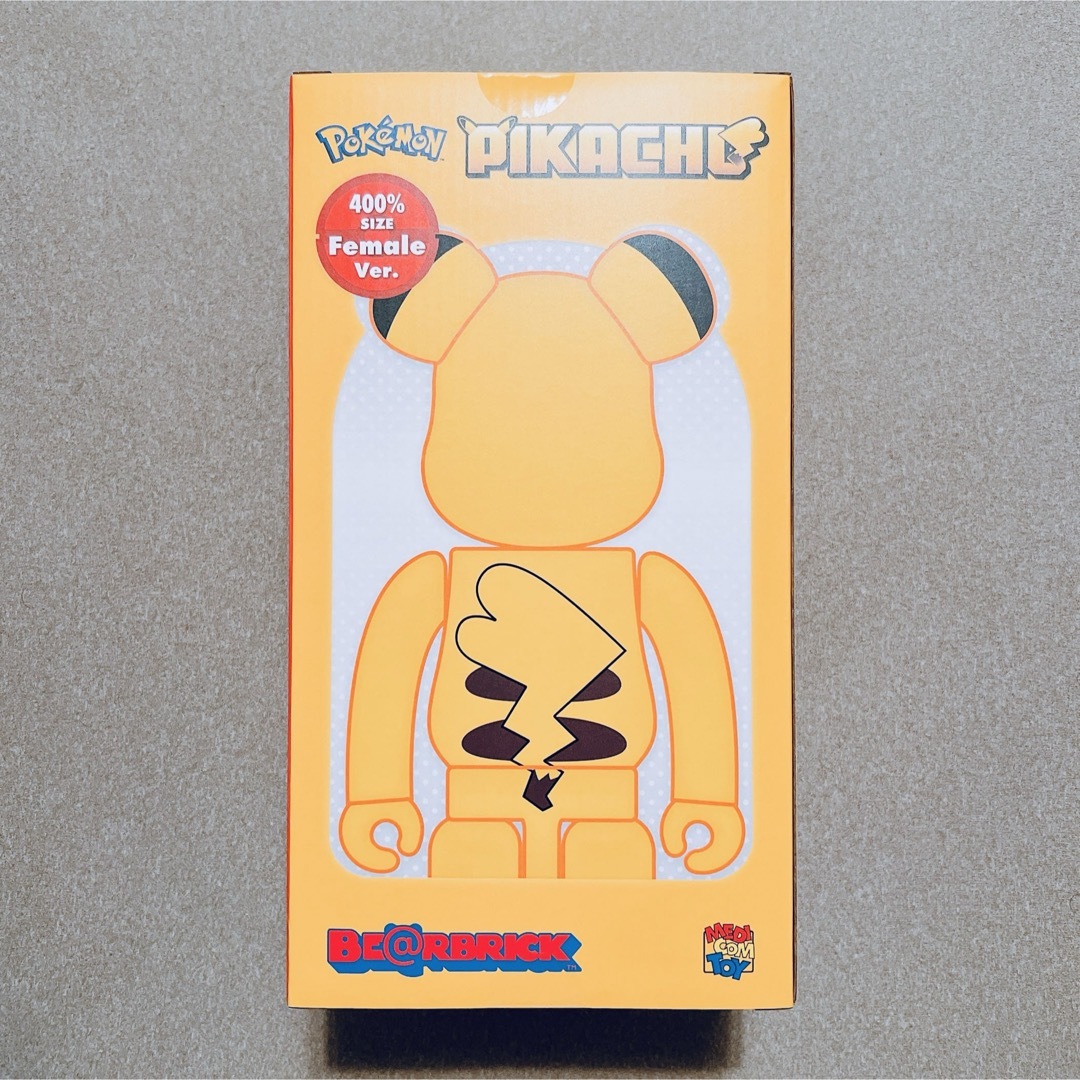 ポケモン(ポケモン)の【新品未開封】 BE@RBRICK ピカチュウ Female Ver. 400％ エンタメ/ホビーのフィギュア(アニメ/ゲーム)の商品写真