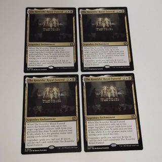 マジックザギャザリング(マジック：ザ・ギャザリング)のMTG MAT ケンリス王家の葬送 英語版 4枚セット まとめ売り(シングルカード)