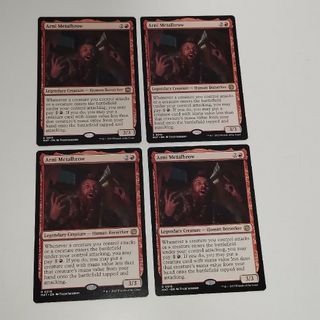 マジックザギャザリング(マジック：ザ・ギャザリング)のMTG MAT 鉄頭のアーニ 英語版 4枚セット まとめ売り(シングルカード)