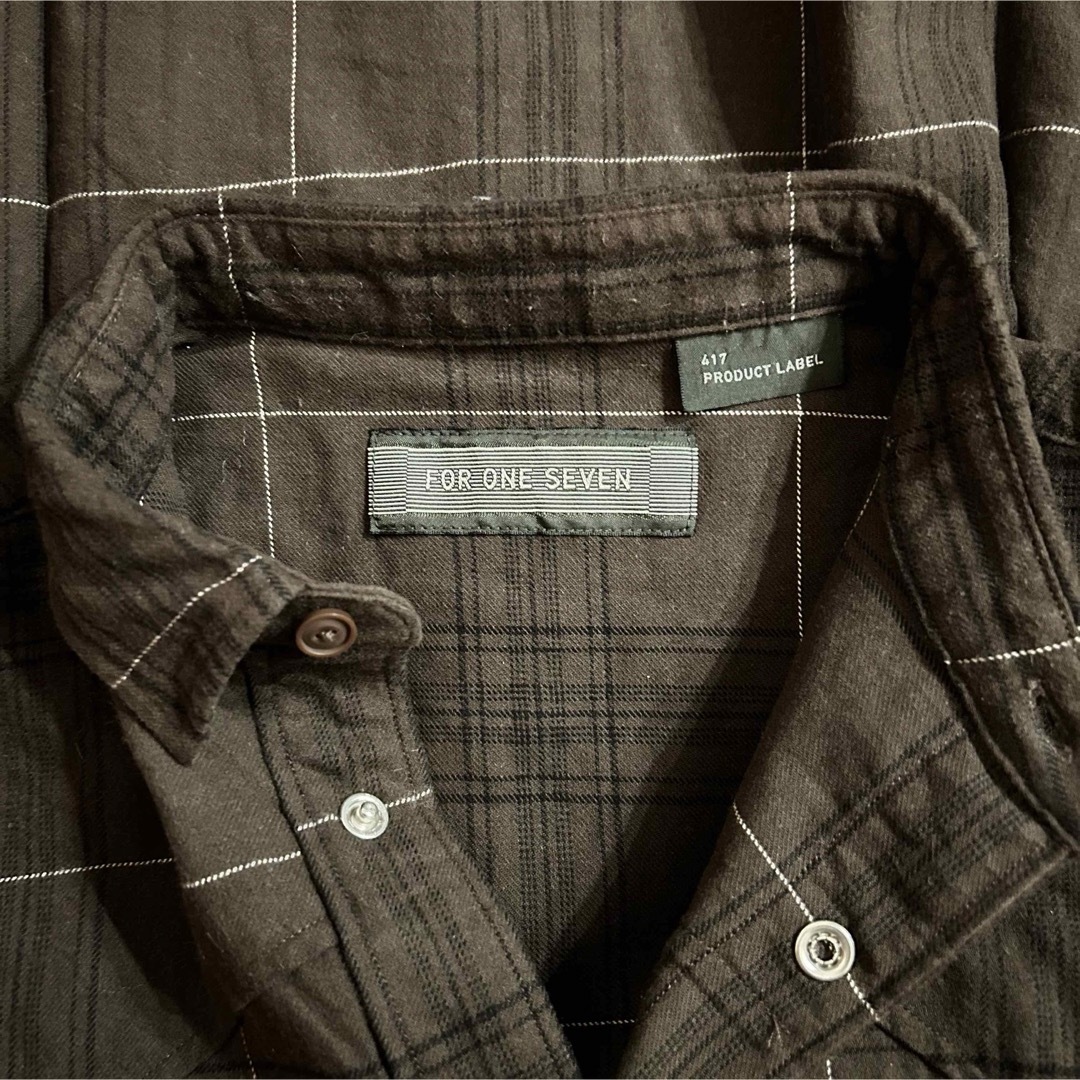 417 EDIFICE(フォーワンセブンエディフィス)の417 EDIFICE Flannel Cheek Western Shirts メンズのトップス(シャツ)の商品写真