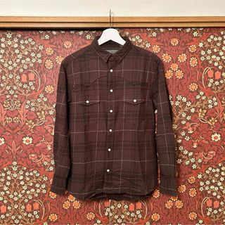 417 EDIFICE Flannel Cheek Western Shirts