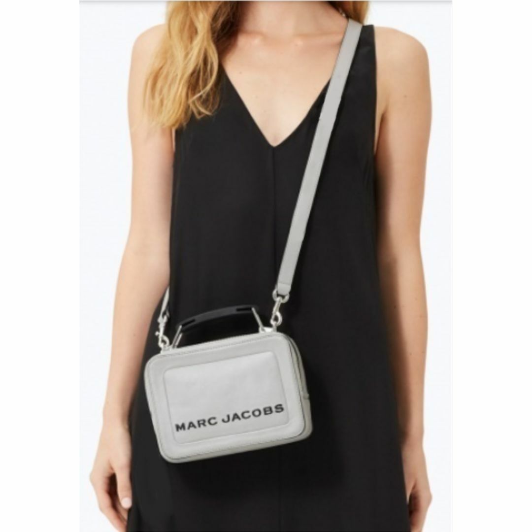 MARC JACOBS(マークジェイコブス)の美品◆マークジェイコブス THE BOX 20 クロスボディ 2way バッグ茶 レディースのバッグ(ショルダーバッグ)の商品写真