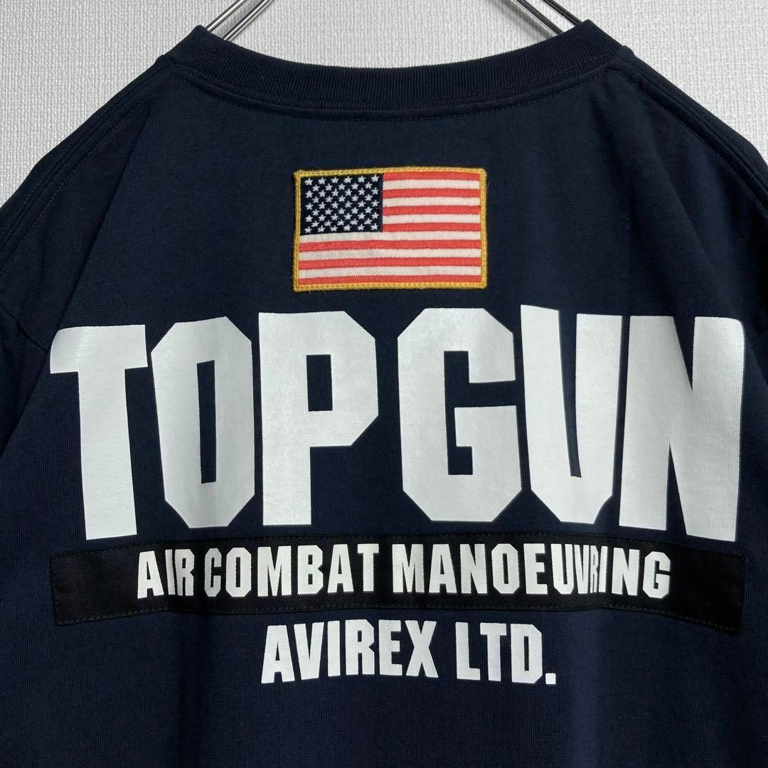 AVIREX(アヴィレックス)の【極美品】AVIREX　激レアTシャツ　TOPGUN　ビッグロゴ　入手困難 メンズのトップス(Tシャツ/カットソー(半袖/袖なし))の商品写真