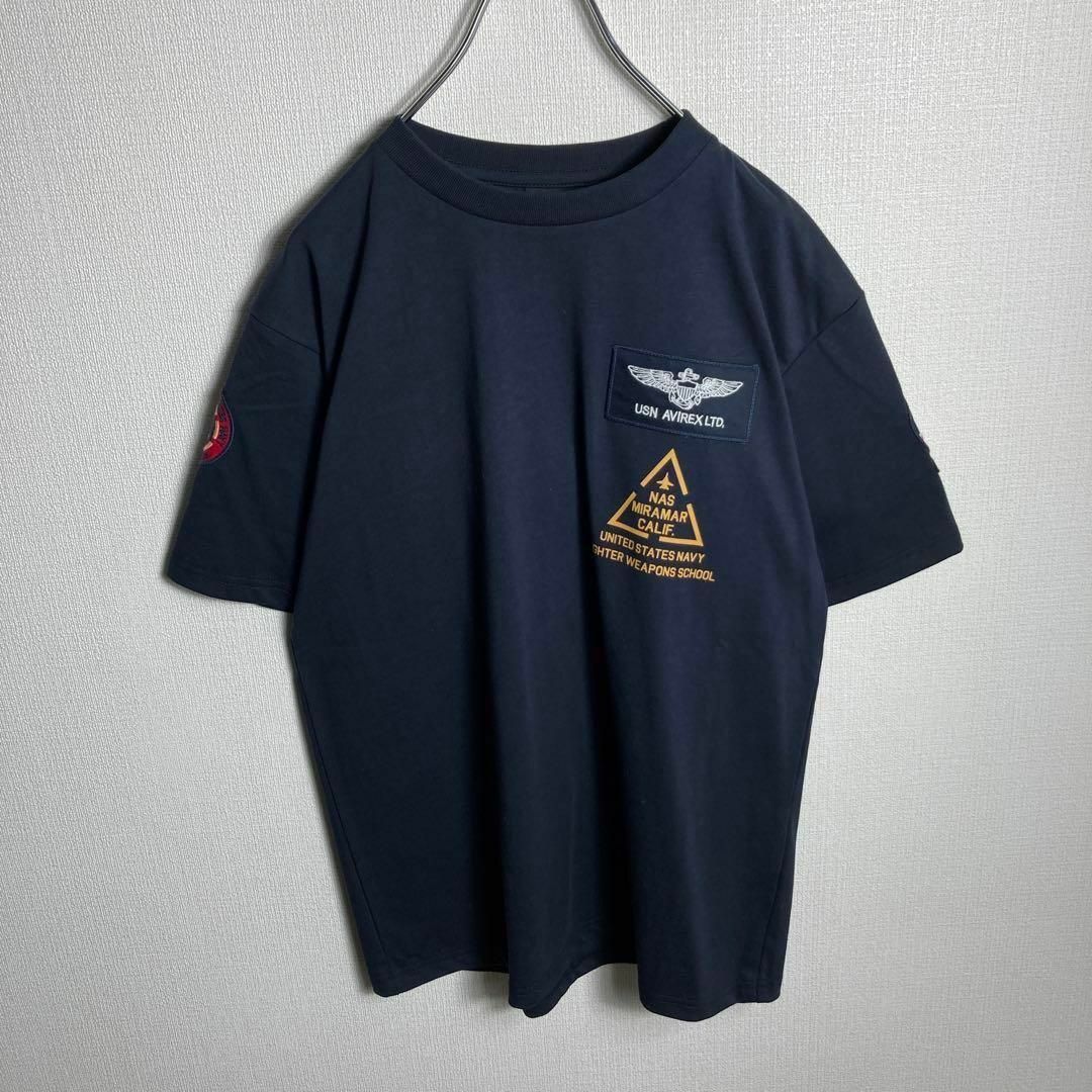 AVIREX(アヴィレックス)の【極美品】AVIREX　激レアTシャツ　TOPGUN　ビッグロゴ　入手困難 メンズのトップス(Tシャツ/カットソー(半袖/袖なし))の商品写真