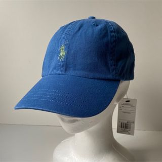 POLO RALPH LAUREN - ラルフローレン キャップ くすみブルー コットン 帽子 フリーサイズ