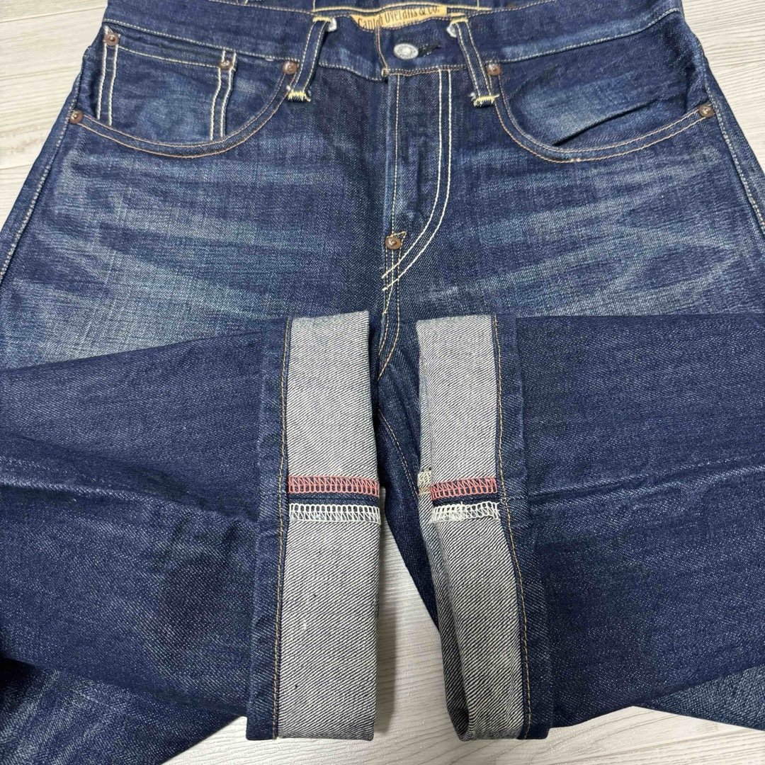 Canton - 美品!CANTON OVERALLS シンチバックデニムパンツ Canton - 美品!CANTON OVERALLS シンチバックデニムパンツ
