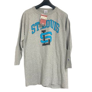 Champion - 【新品タグ】　championチャンピオン　7部袖Tシャツ　アメリカ製　グレーM