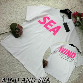 ウィンダンシー(WIND AND SEA)のウィンダンシー メンズ Mサイズ 新品タグ付き 半袖 大阪限定 ピンク レア(Tシャツ/カットソー(半袖/袖なし))