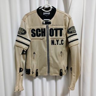 ショット(schott)の【ジャンク品】SCHOTT ショット バイク用 メッシュ ジャケット 春夏用(装備/装具)