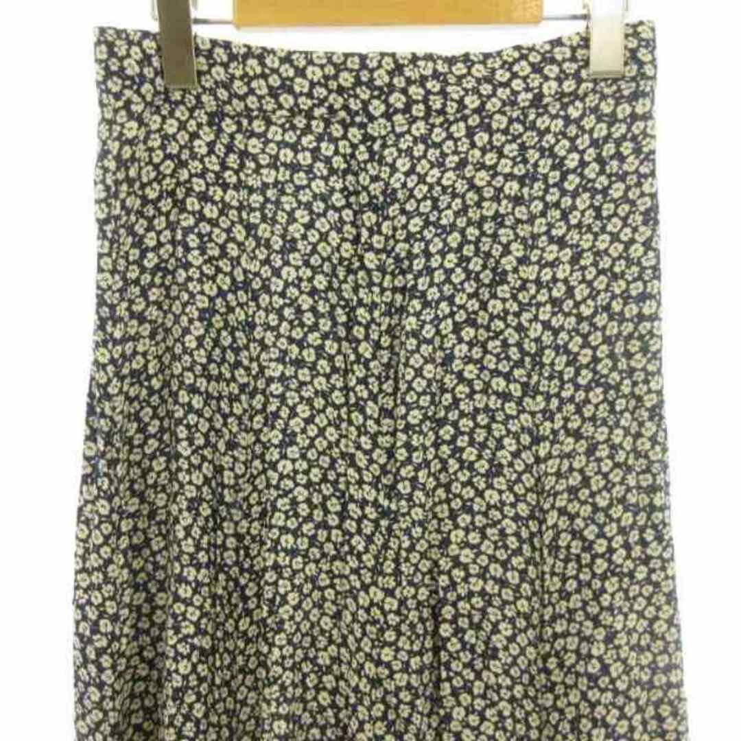 ZARA(ザラ)のザラ 小花柄 ロングスカート フラワーパターン ギャザー ブルー S ■122 レディースのスカート(ロングスカート)の商品写真