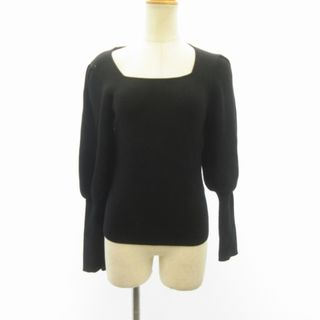 スライ SQUARE NECK PUFF SLEEVE ニット F ■122(ニット/セーター)