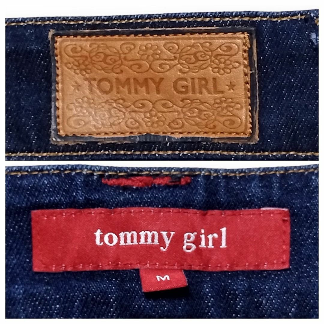 tommy girl(トミーガール)のTOMMY GIRL トミーガール M表記 ウエスト71cm ストレッチ 濃青 レディースのパンツ(デニム/ジーンズ)の商品写真