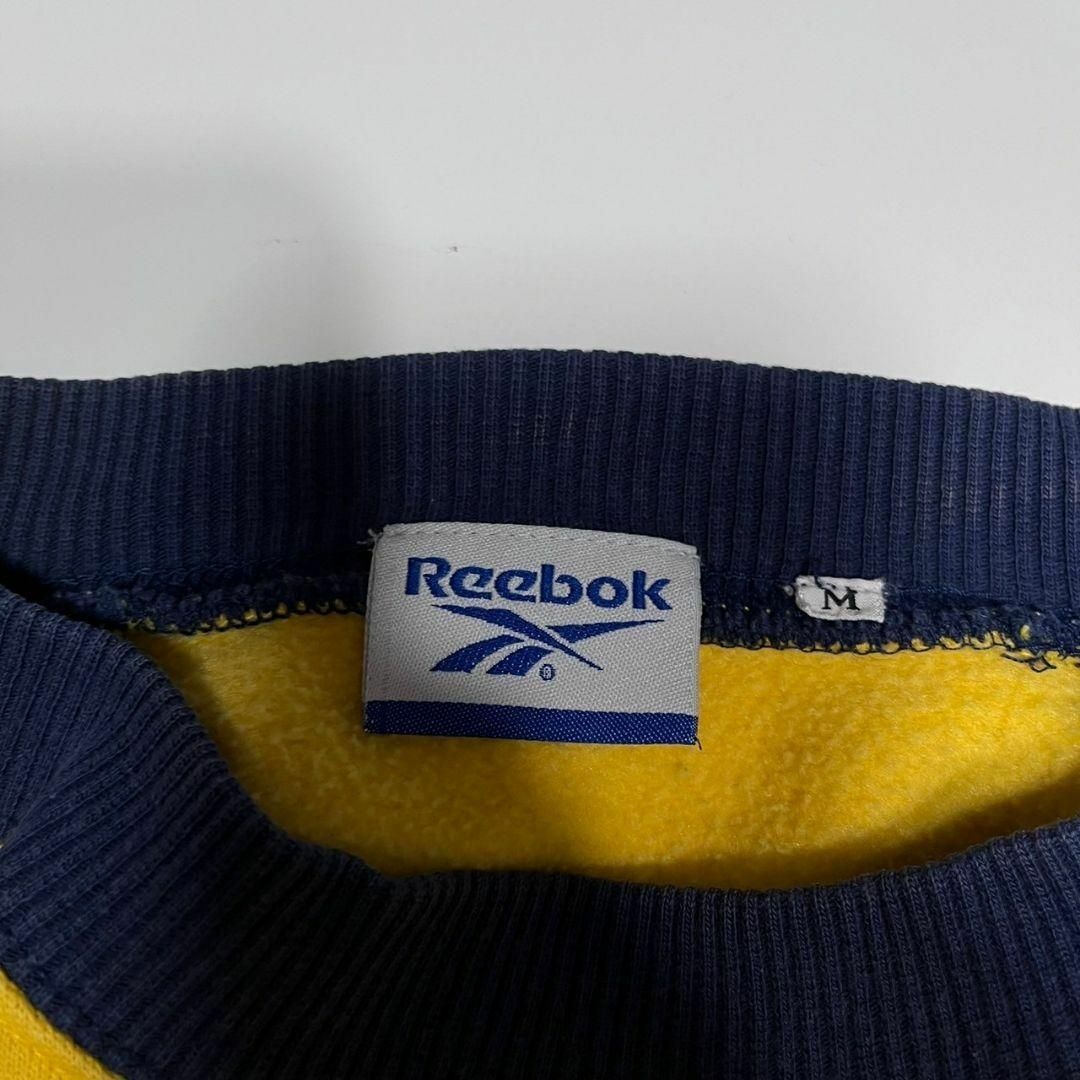 Reebok(リーボック)のReebok　リブ切替　ワンポイントロゴ刺繍スウェットトレーナー　リーボック メンズのトップス(スウェット)の商品写真