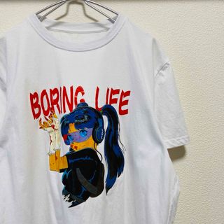 ビームス(BEAMS)の一点物　アニメ　ガール　boring life Tシャツ(Tシャツ/カットソー(半袖/袖なし))