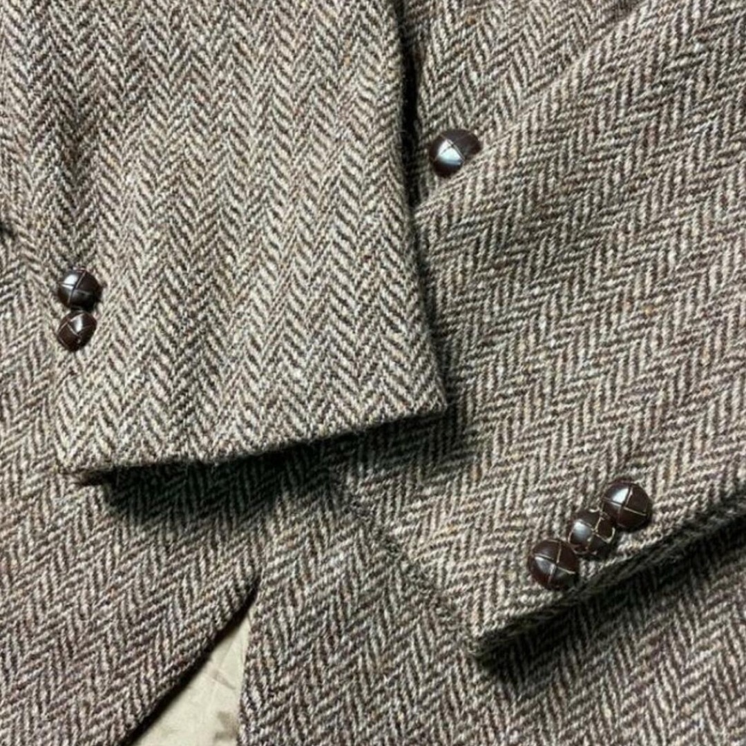 Harris Tweed(ハリスツイード)の80年代 USA製 HARRIS TWEED ハリスツイード ウールテーラード メンズのジャケット/アウター(テーラードジャケット)の商品写真