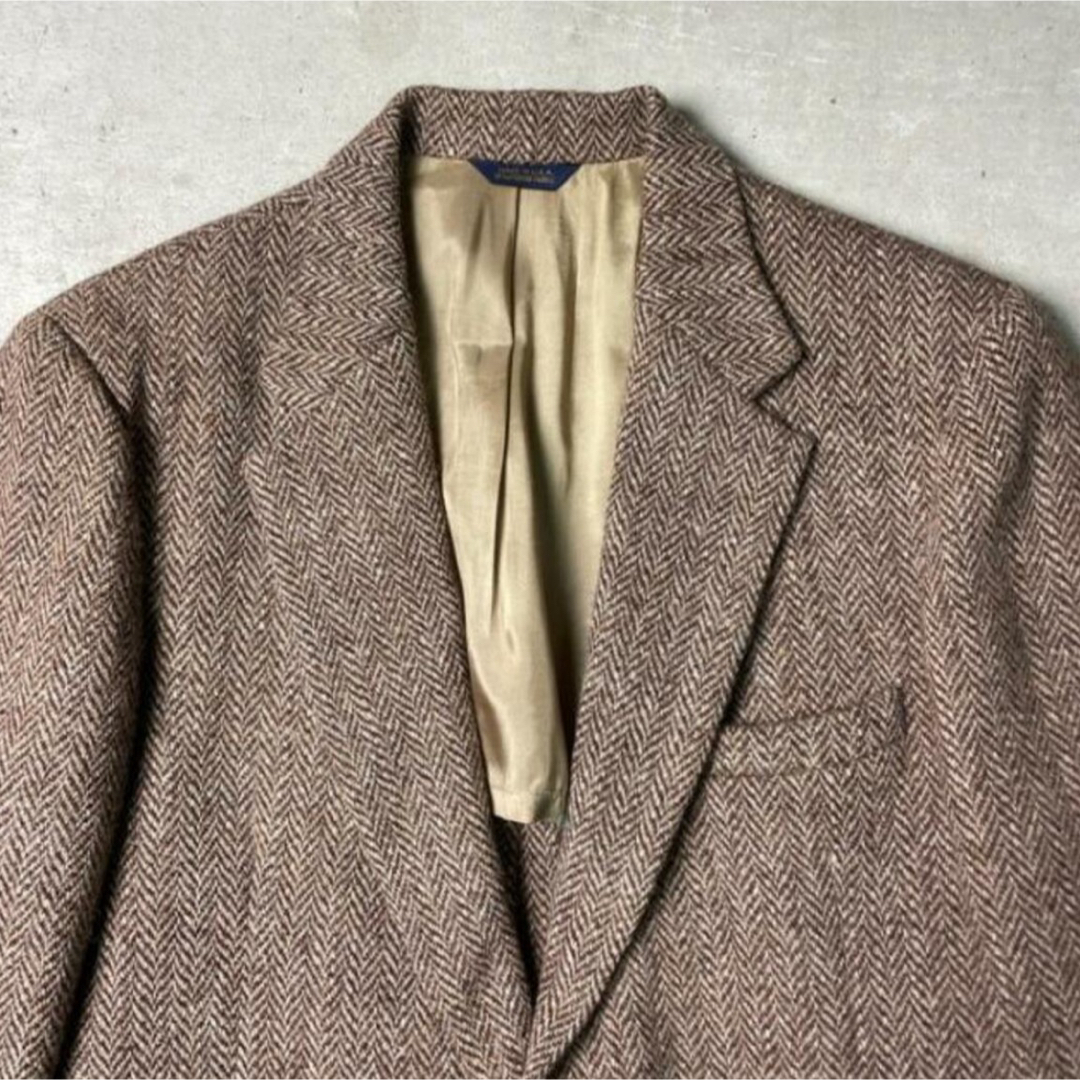 Harris Tweed(ハリスツイード)の80年代 USA製 HARRIS TWEED ハリスツイード ウールテーラード メンズのジャケット/アウター(テーラードジャケット)の商品写真