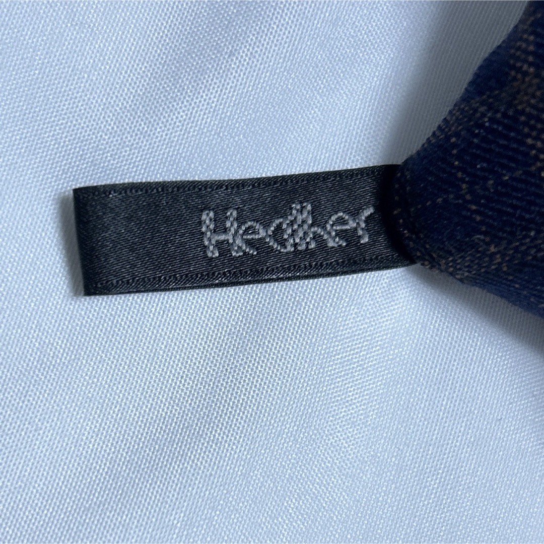 heather(ヘザー)のHeather ミニ タイト 台形 チェック スカート ネイビー 紺 レディースのスカート(ミニスカート)の商品写真