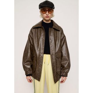 SLY FAUX LEATHER OVERSIZE レザージャケット