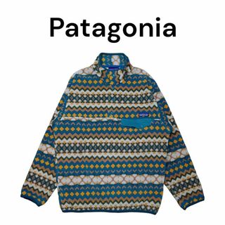 パタゴニア(patagonia)のPatagonia　総柄スナップT シンチラ フリースプルオーバー　パタゴニア(登山用品)