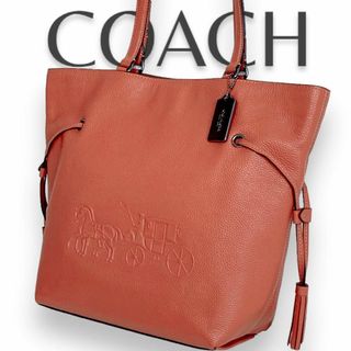 コーチ(COACH)の【美品】コーチ coach トートバッグ アンディ レザー タッセル 馬車ロゴ(トートバッグ)