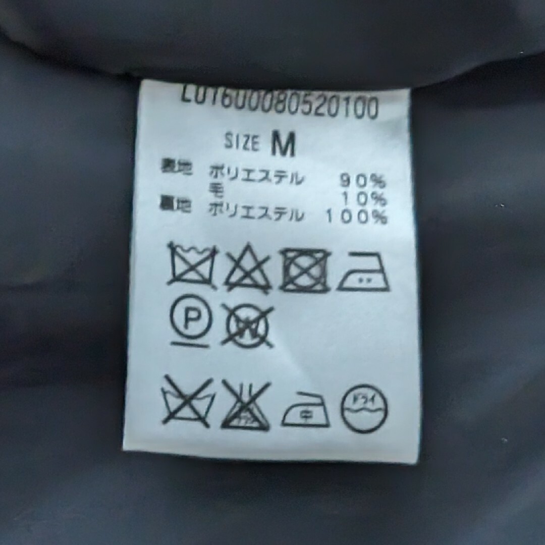Lui's(ルイス)のLuis　ジャケット　アウター　フード付き　黒　ジップアップ　Ｍサイズ メンズのジャケット/アウター(その他)の商品写真