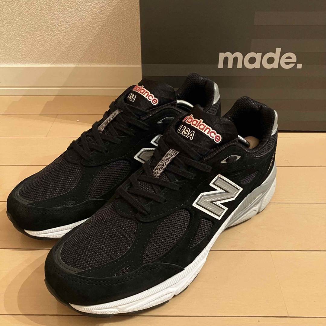 New Balance(ニューバランス)の込 美品★New Balance 990V3”Black”27.5 メンズの靴/シューズ(スニーカー)の商品写真