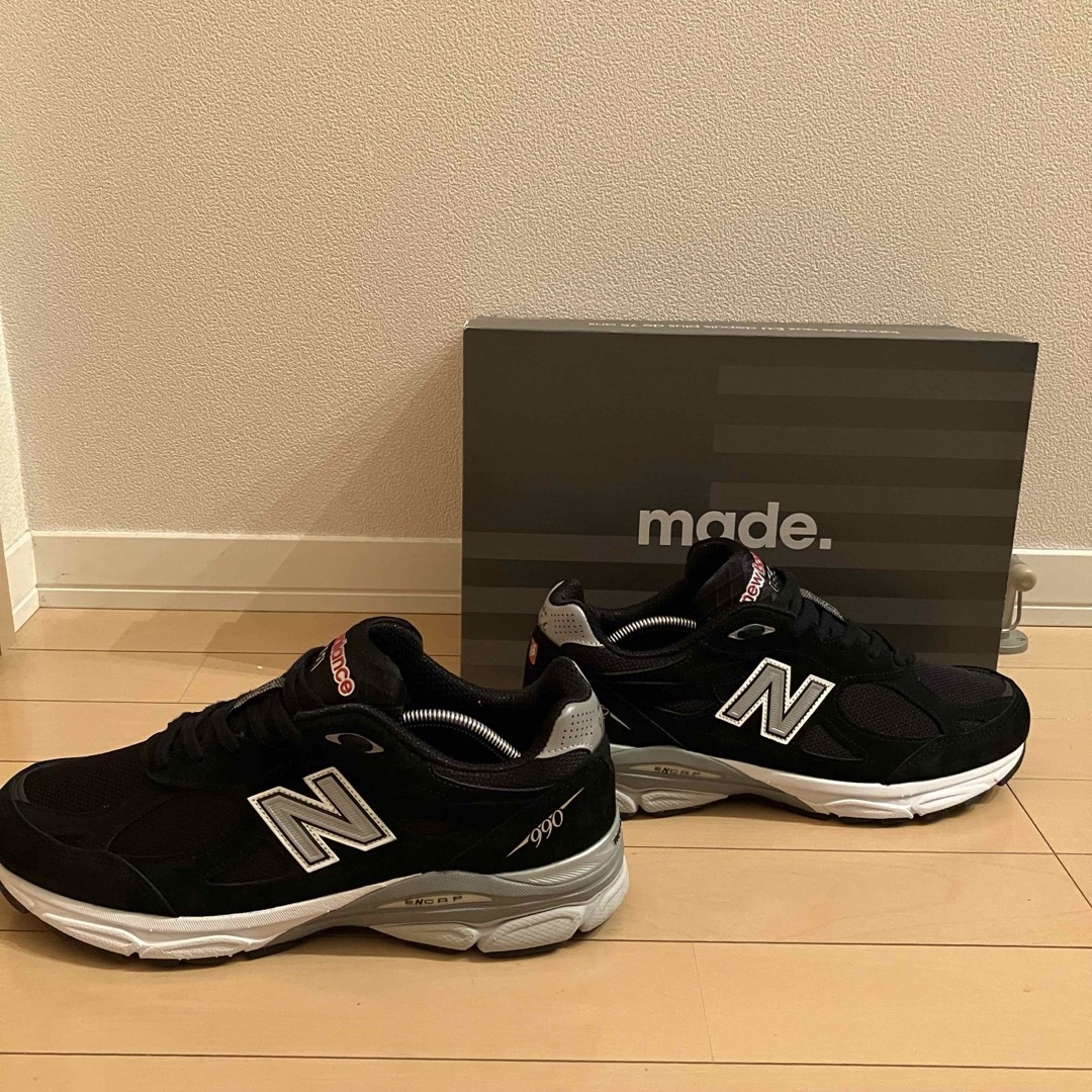 New Balance(ニューバランス)の込 美品★New Balance 990V3”Black”27.5 メンズの靴/シューズ(スニーカー)の商品写真