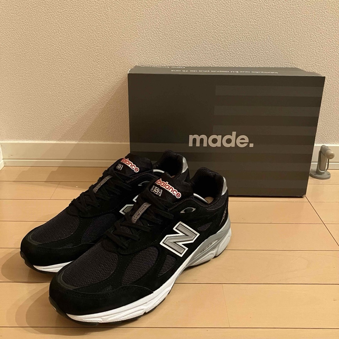 New Balance(ニューバランス)の込 美品★New Balance 990V3”Black”27.5 メンズの靴/シューズ(スニーカー)の商品写真