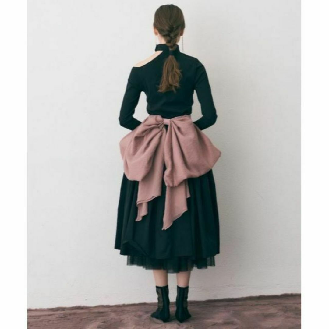 la belle Etude(ラベルエチュード)の新品 LA BELLE ETUDE J1U Very bigリボンベルト ピンク レディースのファッション小物(ベルト)の商品写真
