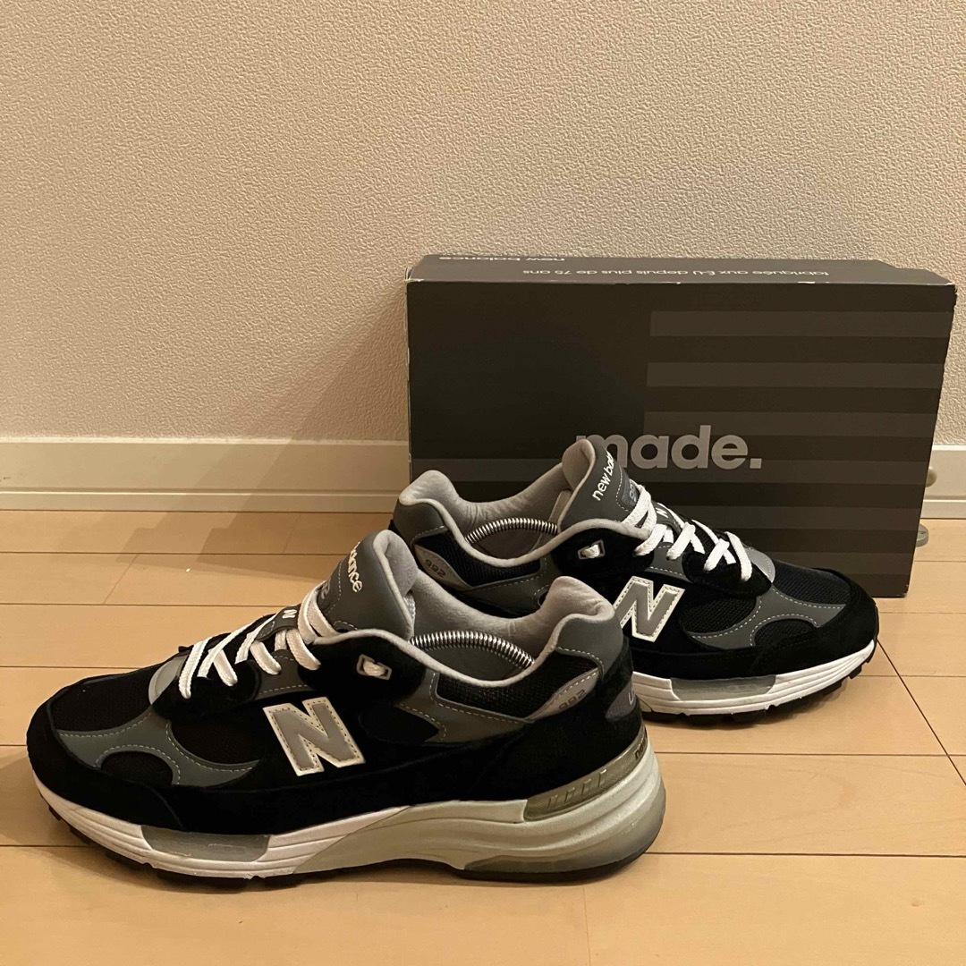 New Balance(ニューバランス)の込★New Balance 992 “BLACK”★27 メンズの靴/シューズ(スニーカー)の商品写真