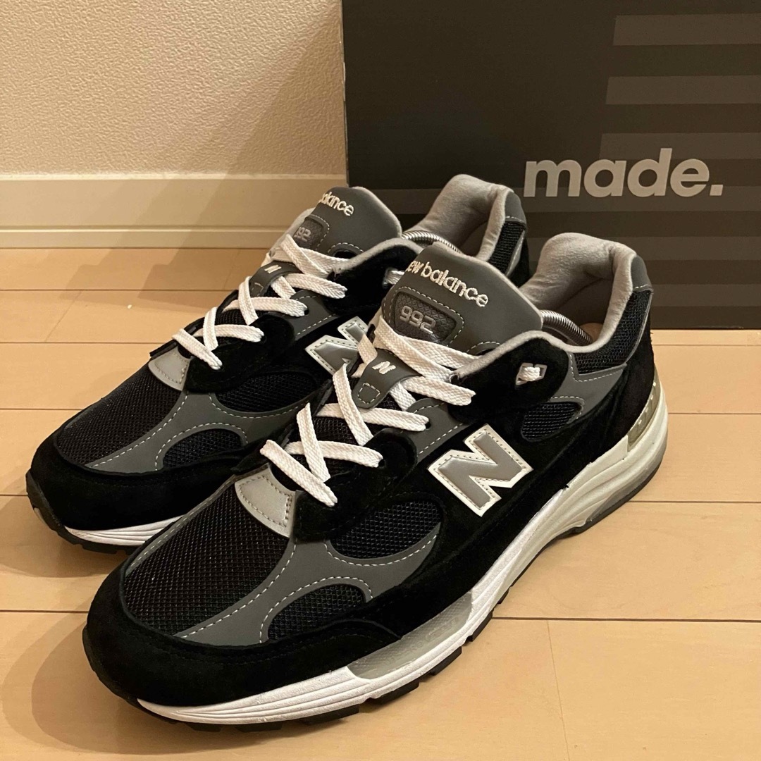 New Balance(ニューバランス)の込★New Balance 992 “BLACK”★27 メンズの靴/シューズ(スニーカー)の商品写真