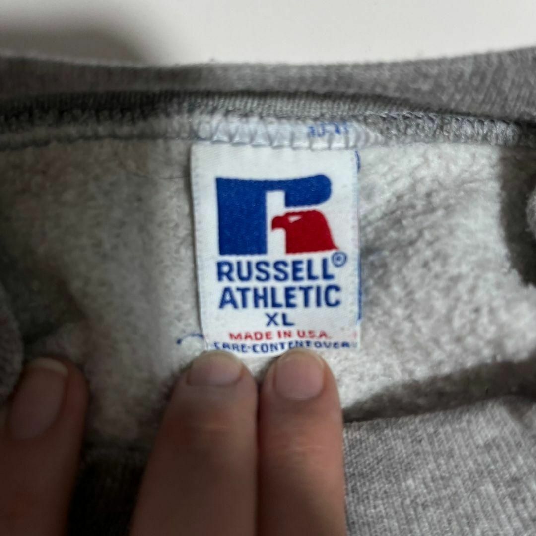 Russell Athletic(ラッセルアスレティック)のUSA製 90s RUSSELL　ビッグロゴ刺繍　ラッセルスウェットトレーナー メンズのトップス(スウェット)の商品写真