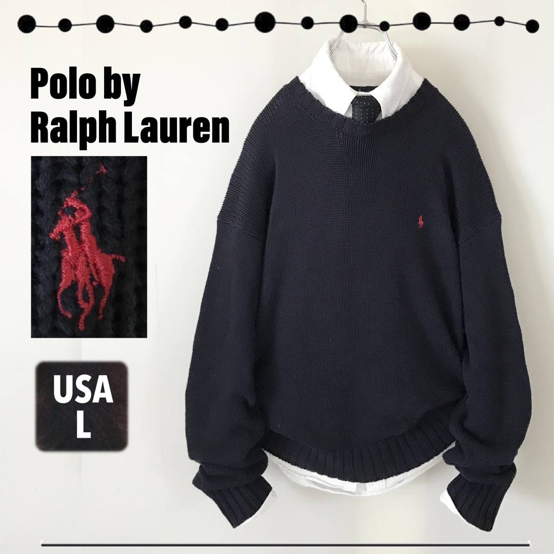 POLO RALPH LAUREN - ラルフローレン☆ローゲージコットン POLO RALPH LAUREN - ラルフローレン☆ローゲージコットン