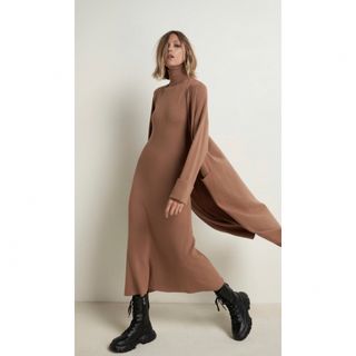 ザラ(ZARA)のZARAザラ ロング丈ニットカーディガン Ｓ(カーディガン)