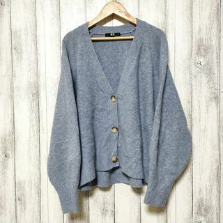 ユニクロ(UNIQLO)のUNIQLO ユニクロ (XL)　スフレヤーンショートカーディガン(カーディガン)