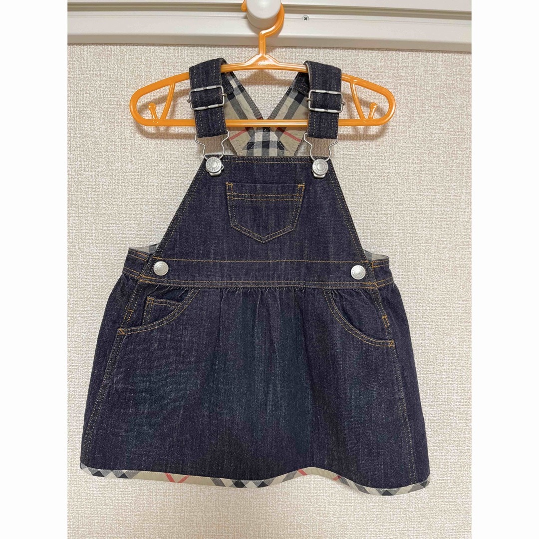 BURBERRY(バーバリー)のバーバリー　ジャンパースカート　90 キッズ/ベビー/マタニティのキッズ服女の子用(90cm~)(ワンピース)の商品写真