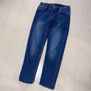 エイチアンドエム(H&M)のデニム 長ズボン 164  ストレッチ サイズ調節可能(パンツ/スパッツ)